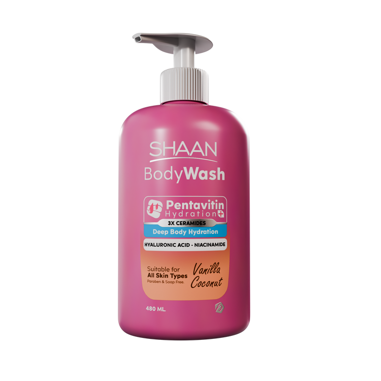SHAAN Vanilla Coconut Hydrating Body Wash - 480 ml
