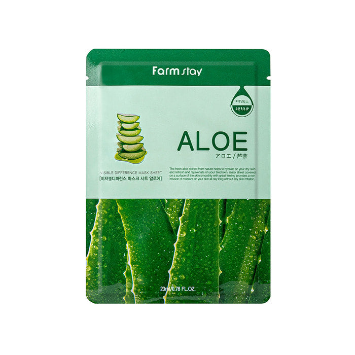 Farmstay Visible Difference Aloe Mask Sheet - 1 piece / 23 ml