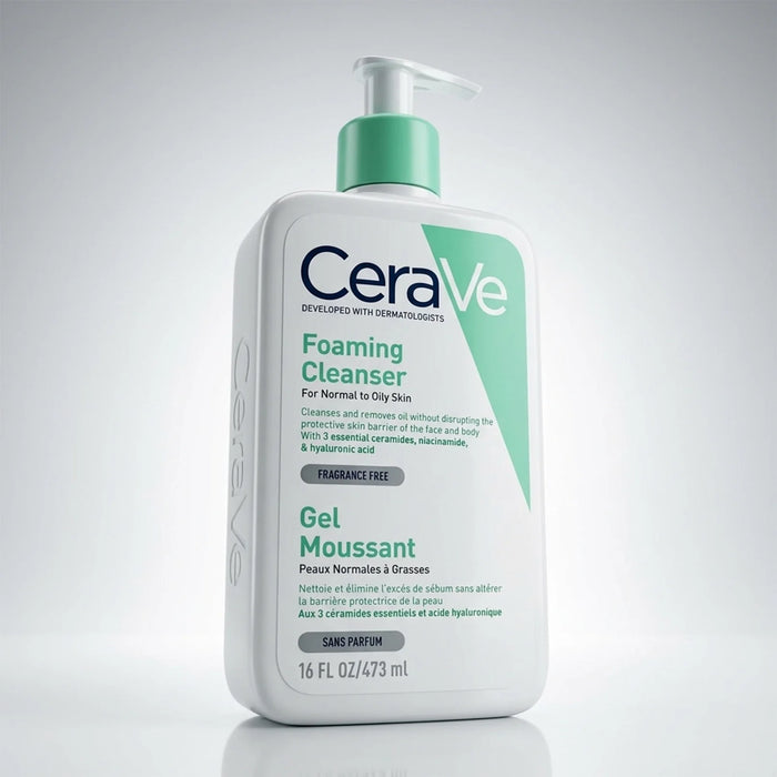 CeraVe Foaming Cleanser for Normal to Oily Skin