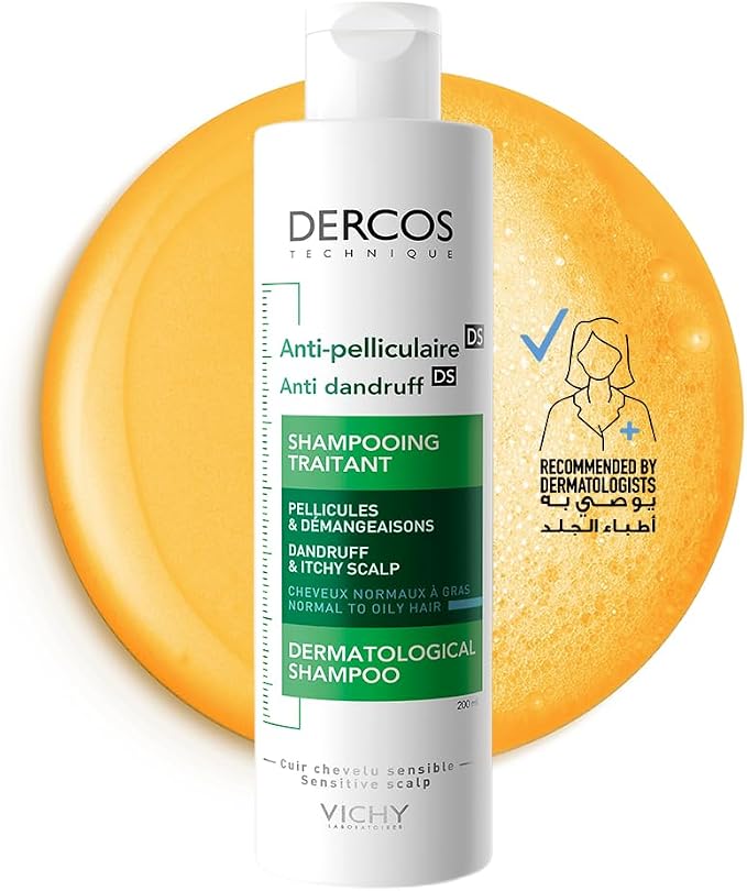 Vichy Dercos Anti-Dandruff DS Shampoo for Normal to Oily Hair