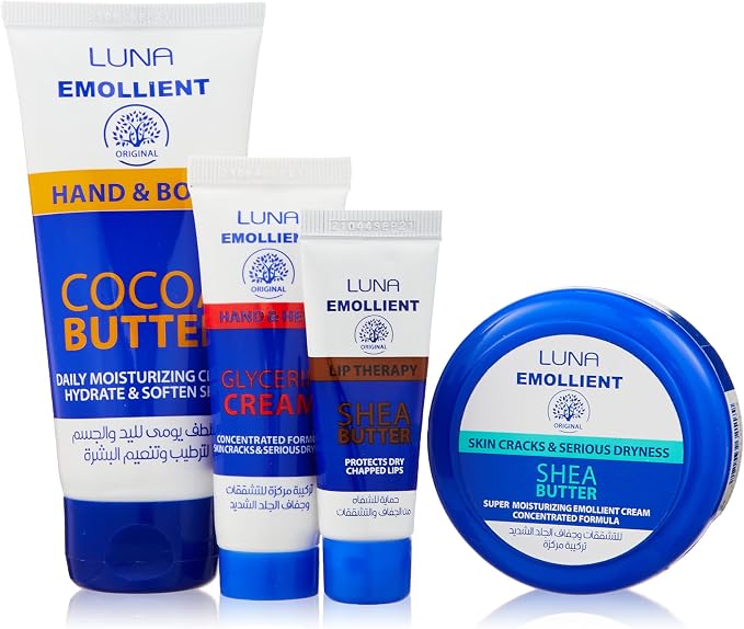 Luna Emollient Moisturizing Bundle – 4 pcs