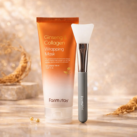 Farmstay Ginseng & Collagen Wrapping Mask – 150 ml