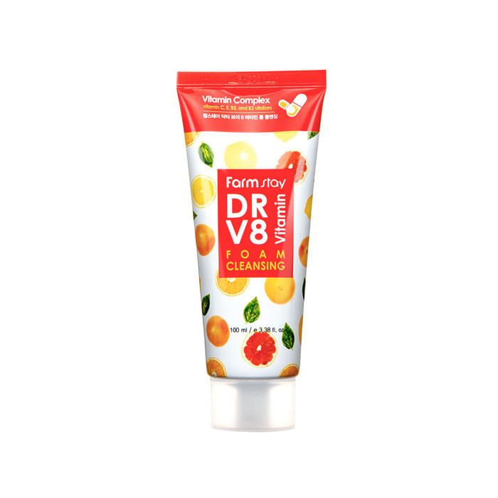 Farmstay Dr. V8 Vitamin Foam Cleansing - 100 ml