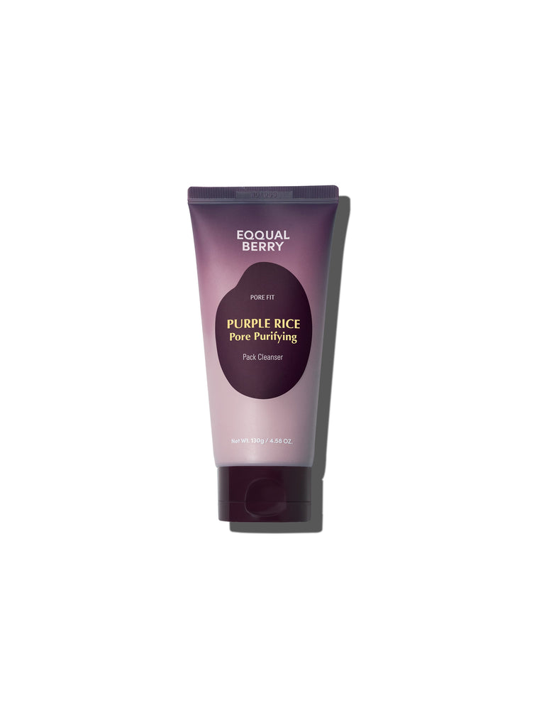 EQQUALBERRY Purple Rice Pore Purifying Pack Cleanser - 130 g
