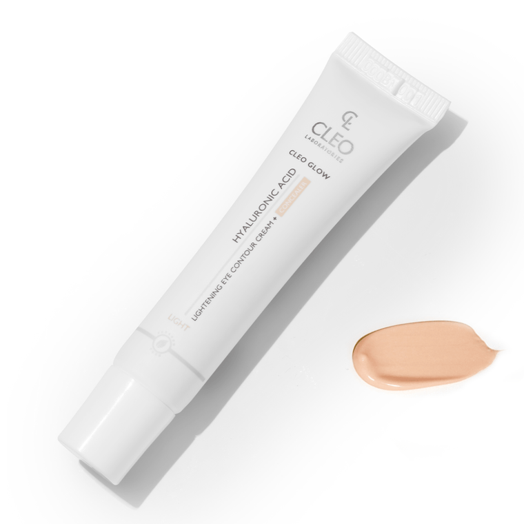 Cleo Glow Hyaluronic Acid Lightening Eye Contour + Concealer – Light – 15 ml