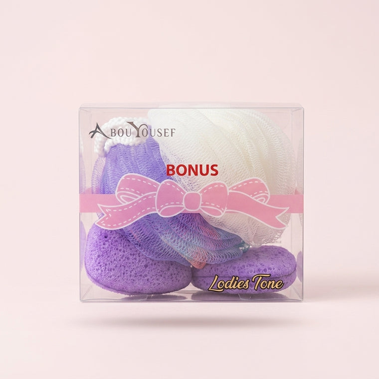 Abou Yousef Bath Sponge & Exfoliating Set