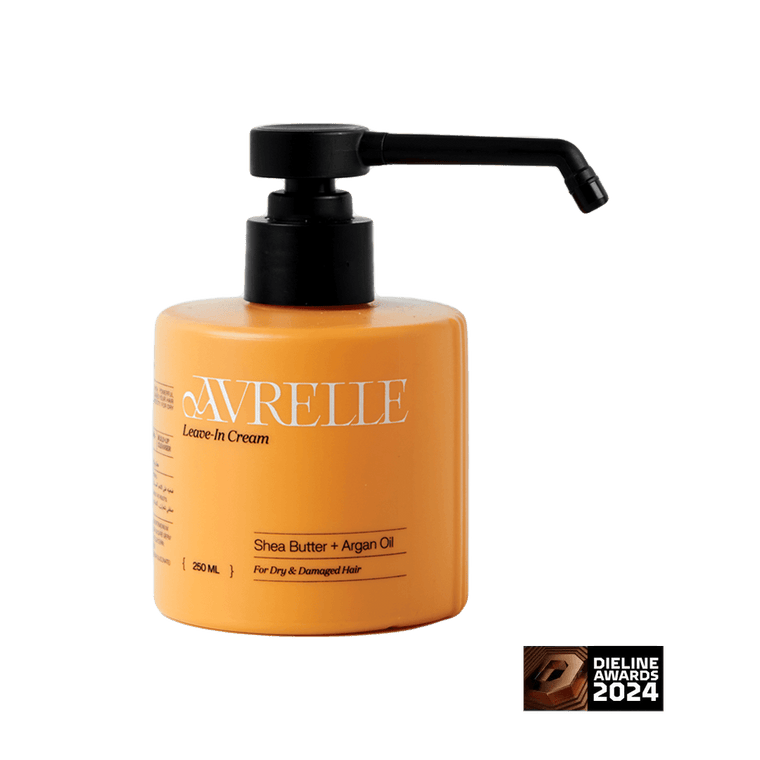 AVRELLE Shea Butter + Argan Oil Moisturizing Leave-In for Dry & Damaged Hair – 250 ml