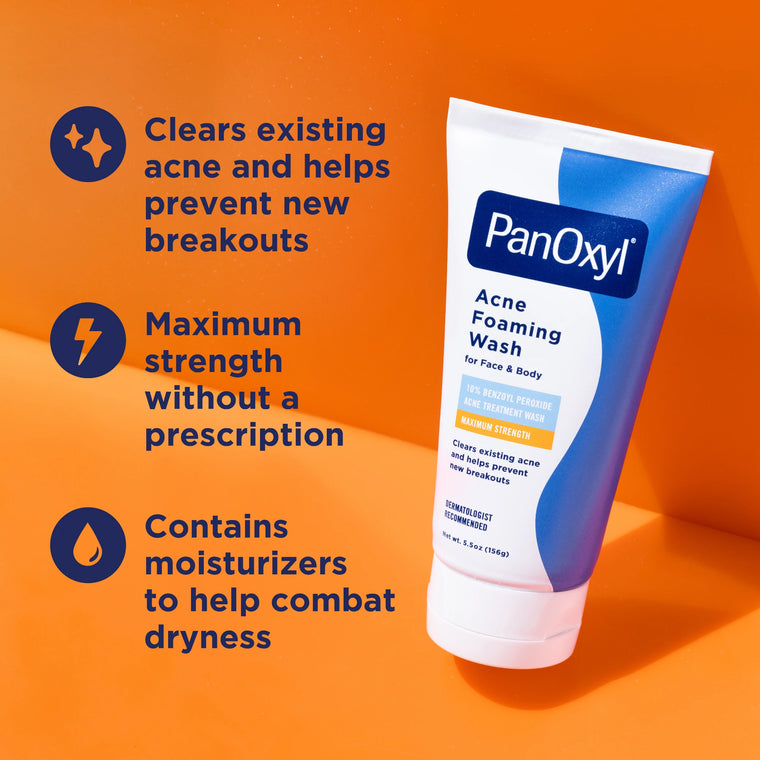 PanOxyl Acne Foaming Wash 10% Benzoyl Peroxide – 156 g