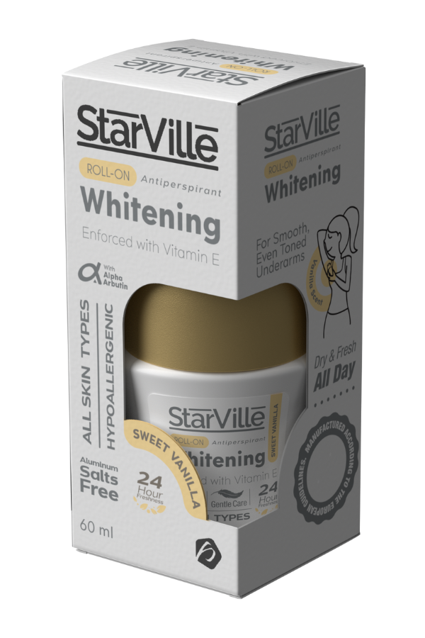 StarVille Whitening Roll-On – Sweet Vanilla - 60 ml