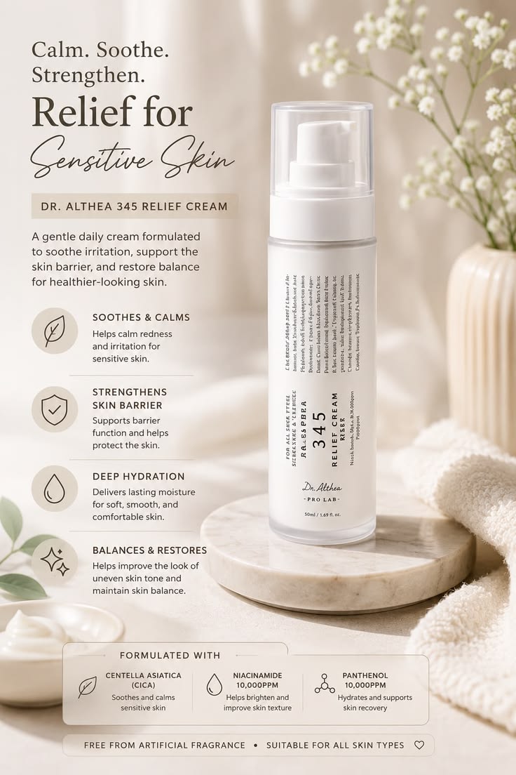 Dr. Althea 345 Relief Cream Mist – 100 ml