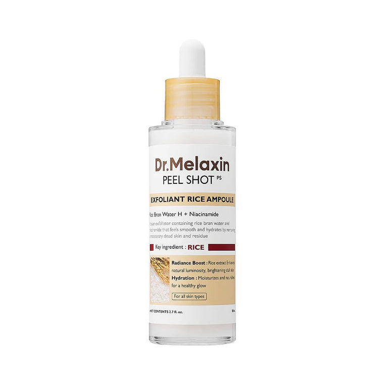 Dr. Melaxin Peel Shot Exfoliating White Rice Ampoule – 80 ml