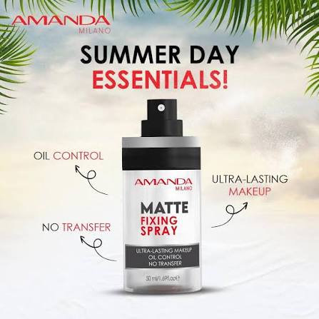 Amanda Matte Fixing Spray – Oil Control & No Transfer