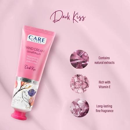 Care & More Hand Cream – Dark Kiss,
