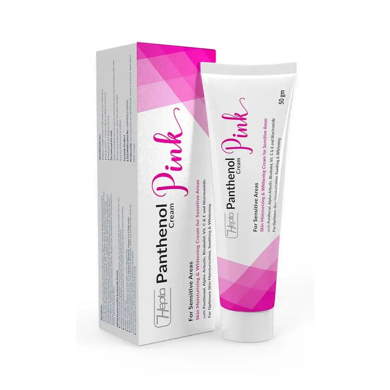 Hepta Panthenol Pink Brightening Cream for Sensitive Areas – 50 g